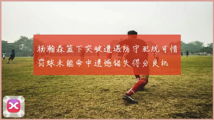 杨瀚森篮下突破遭遇防守犯规可惜罚球未能命中遗憾错失得分良机
